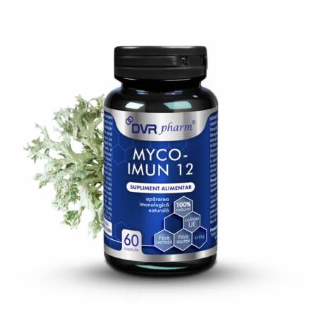 Myco-Imun 12 - ciuperci medicinale pentru imunitate - 60 cps - DVR Pharm