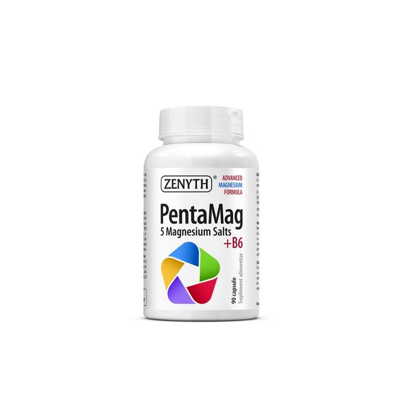 PentaMag, 5 forme de magneziu, 90 capsule- Zenyth Pharmaceuticals