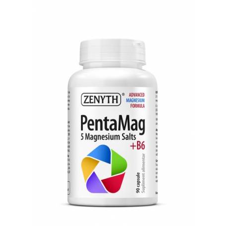 PentaMag, 5 forme de magneziu, 90 capsule- Zenyth Pharmaceuticals