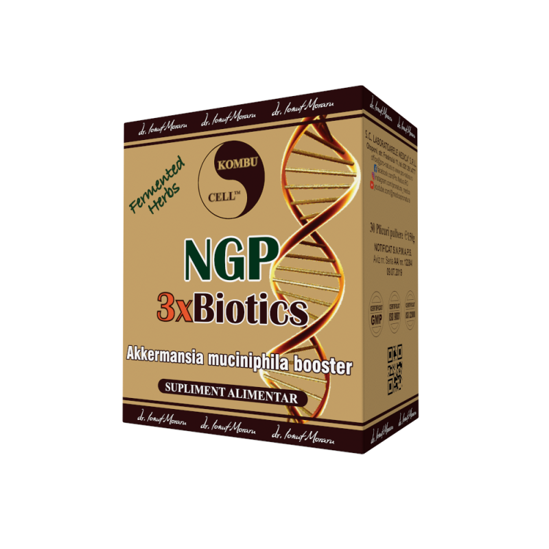 NGP 3xBiotics – Akkermansia muciniphila Booster, 30 plicuri, Medica -