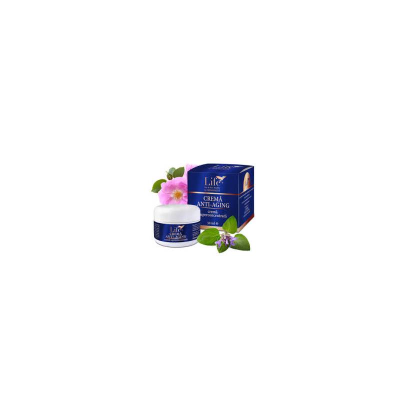 Crema anti-aging, 50 ml, Life Bio