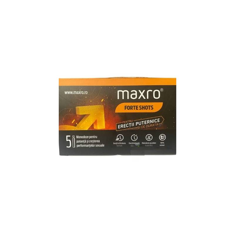 MAXRO FORTE SHOTS - pentru potenta, 5 monodoze x 10 ml, MAD HOUSE