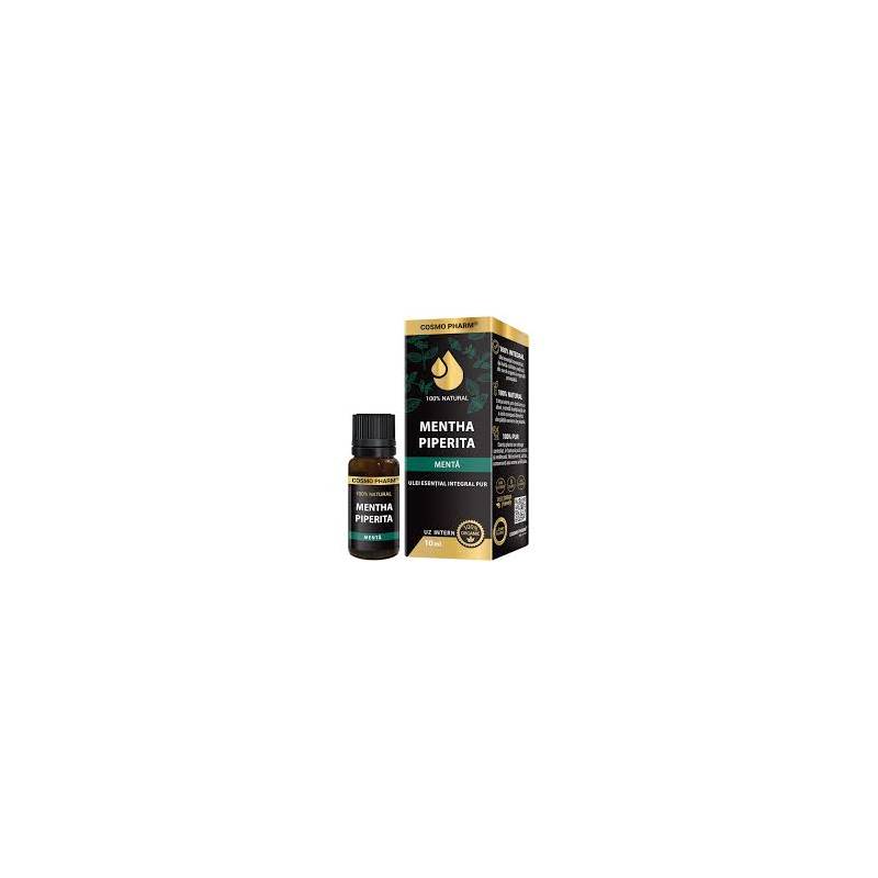 Ulei esential integral de Menta Piperita, 10 ml, Cosmo Pharm