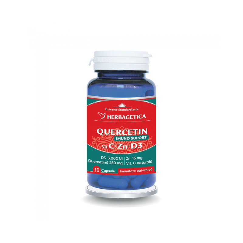 QUERCETIN IMUNO SUPORT, 30 capsule - HERBAGETICA