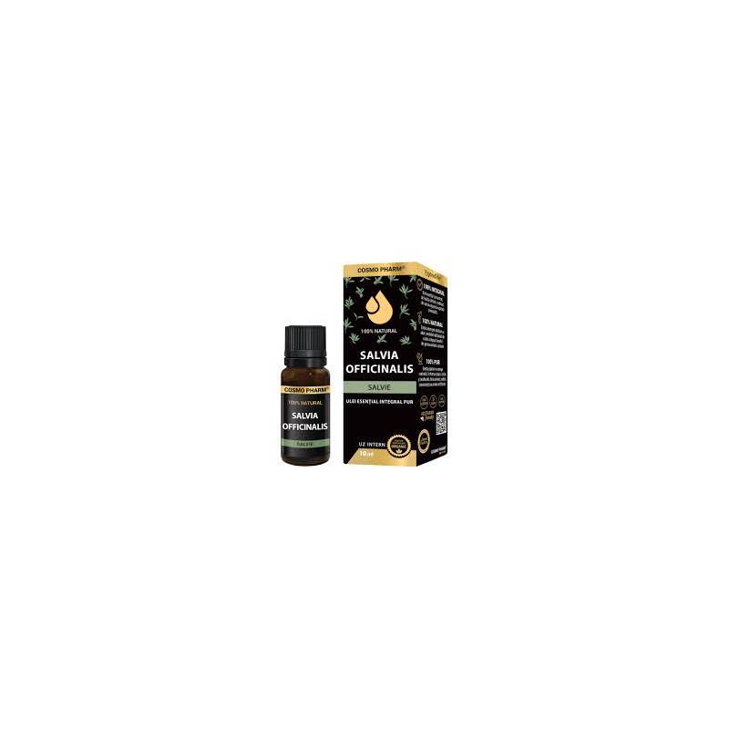 Ulei esential integral de Salvie, Salvia Officinalis, 10 ml, Cosmo