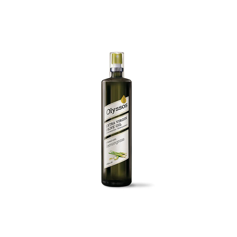 Ulei de masline extra virgin Olyssos, aromatizat cu Lemongrass, 200