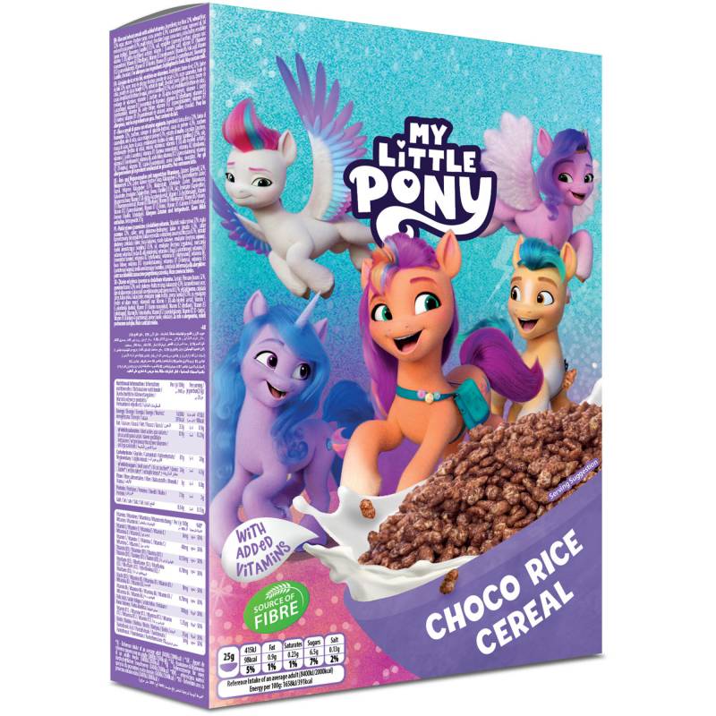 Cereale din orez si grau cu adaos de vitamine, 375 g, My Little Pony