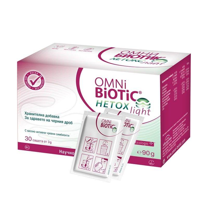 OMNIBIOTIC HETOX LIGHT 3 g x 30 plicuri - Institut Allergosan