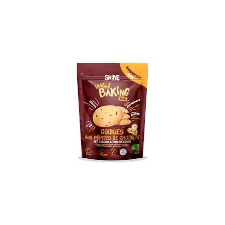 Amestec instant pentru cookies, cu bucati de ciocolata, eco-bio, 300 g, Shine