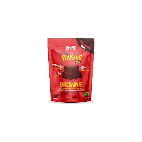 Amestec instant pentru brownie, cu cacao si bucati de ciocolata, eco-bio,  350 g, Shine