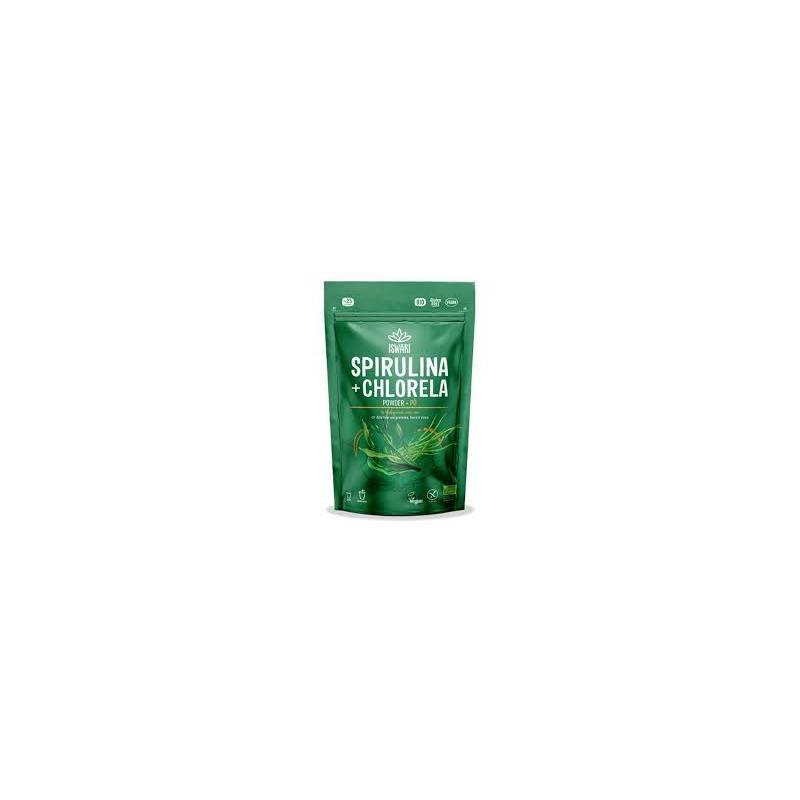 Pulbere de Spirulina si Chlorella, eco-bio, 125 g, Iswari