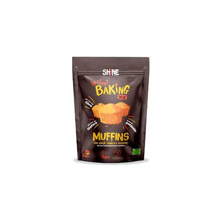 Amestec instant pentru muffins, cu mere, scortisoara si ghimbir, eco-bio, Shine