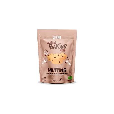 Amestec instant pentru muffins, cu banane si bucati de ciocolata, eco-bio, 350 g, Shine