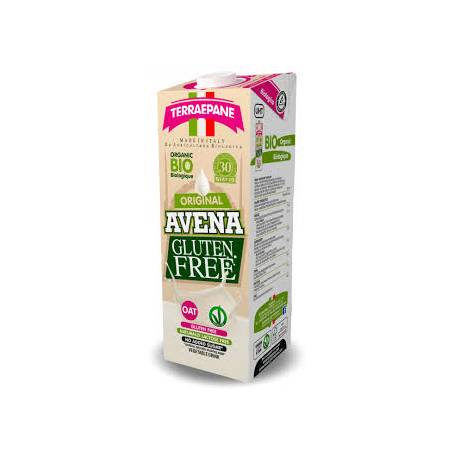 Bautura vegetala din ovaz, fara gluten, fara zahar, eco-bio, 1 L, Terra e Pane