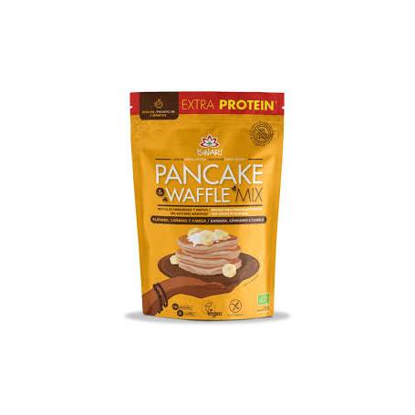 Amestec pentru clatite si vafe cu banane si proteina de canepa, eco-bio, 400 g, Iswari