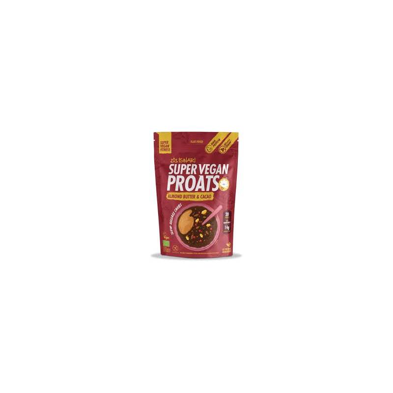 Proats Super Vegan cu cacao si crema de migdale, eco-bio, 750 g,