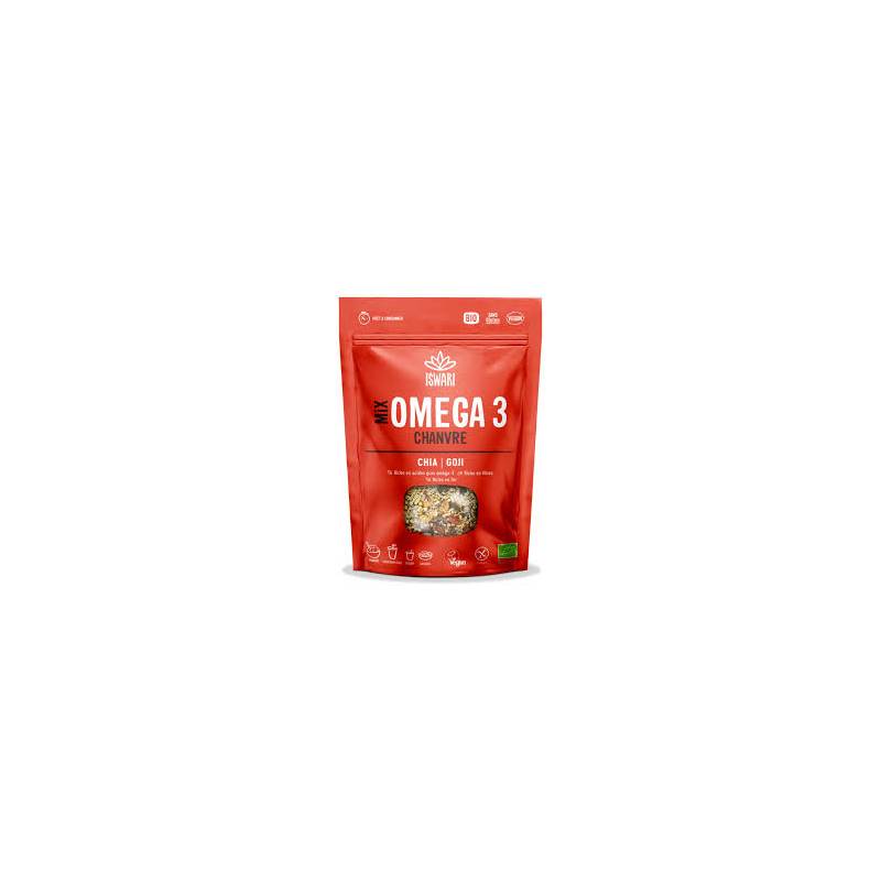 Mix Omega 3, cu seminte de canepa, chia si goji, eco-bio, 200 g,