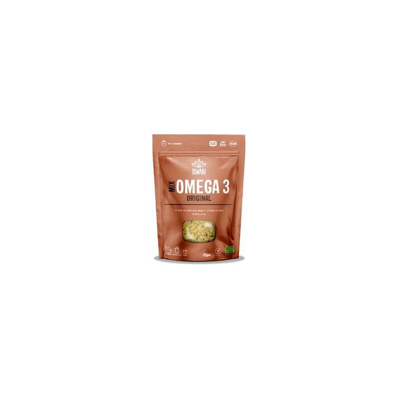 Mix Omega 3, cu seminte de in si chia, eco-bio, 200 g, Iswari