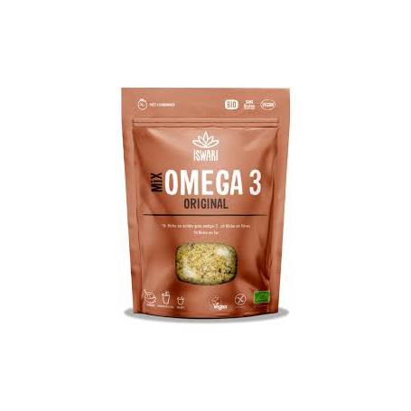 Mix Omega 3, cu seminte de in si chia, eco-bio, 200 g, Iswari