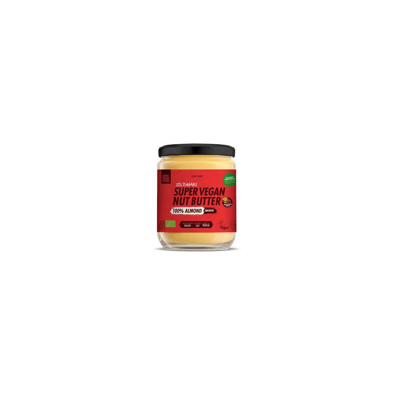 Crema fina din migdale, Super Vegan Nut Butter, fara zahar, eco-bio,