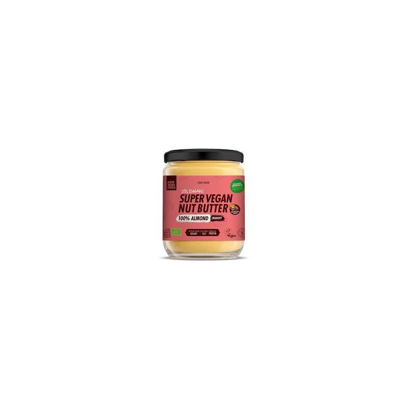 Crema crocanta din migdale, Super Vegan Nut Butter, fara zahar,