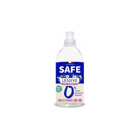 Detergent pentru rufe cu parfum proaspat de bumbac, fara alergeni, eco-bio, 1000 ml, Safe