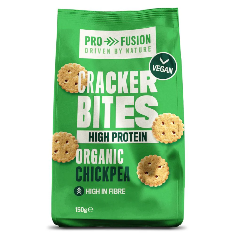 Crackers proteici cu faina de naut, eco-bio, 150 g, Profusion