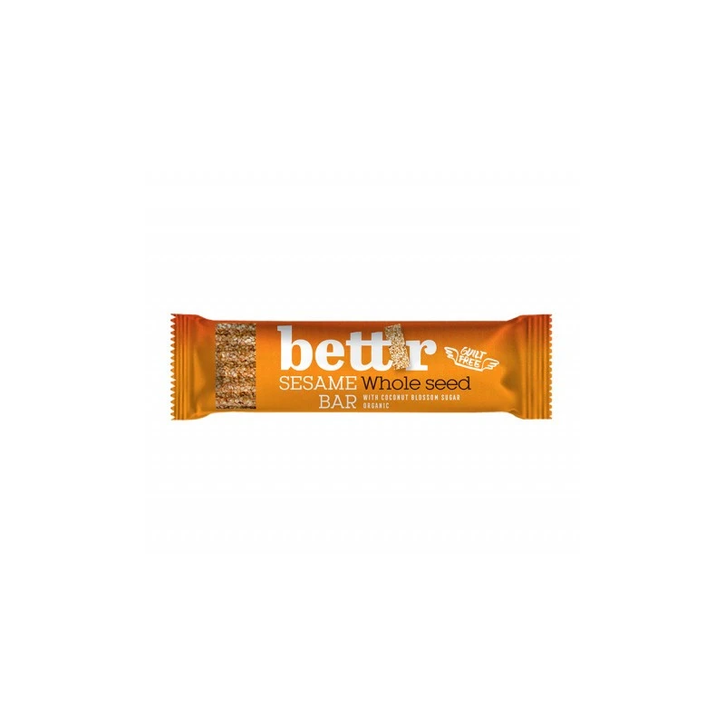 Baton de susan integral cu zahar de cocos, eco-bio, 30 g, Bettr