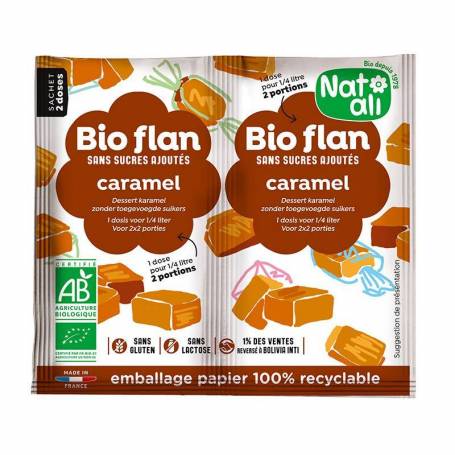 Budinca de caramel, eco-bio, 2 bucati x 5 g, Nat-ali