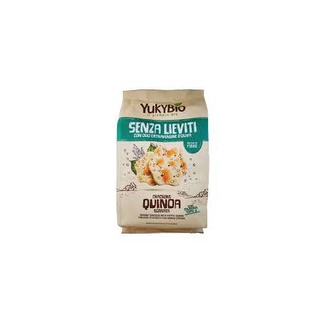 Crackers cu quinoa, eco-bio, 200 g, Yukybio