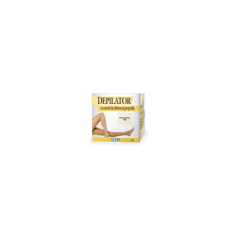 Depilator cu ceara de albine si propolis, 150 g, Tis Farmaceutic