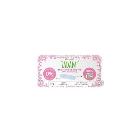 Tampoane hipoalergenice mini, eco-bio, 16 bucati, Tadam