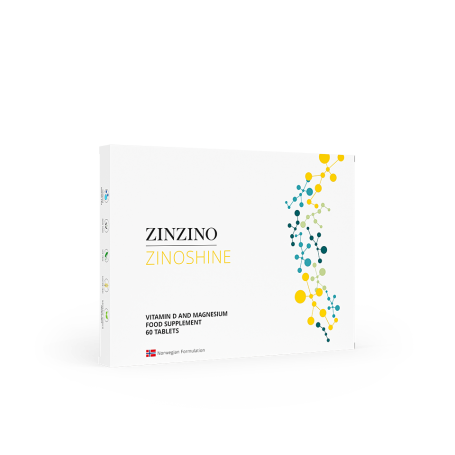 ZinoShine+ vitamina D si Magenziu, 60 tablete, Zinzino