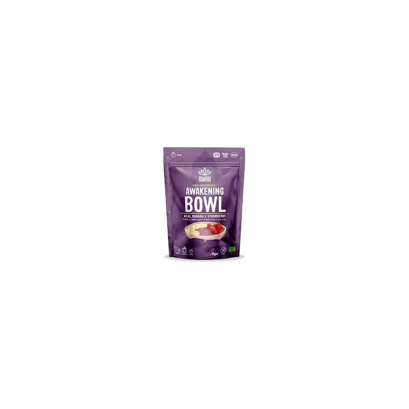 Mic dejun cu acai, banane si capsuni, fara gluten, eco-bio, 360 g,