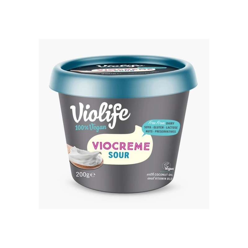 SOURCREAM - Specialitate de branza vegetala cremoasa, 200 g, VIOLIFE