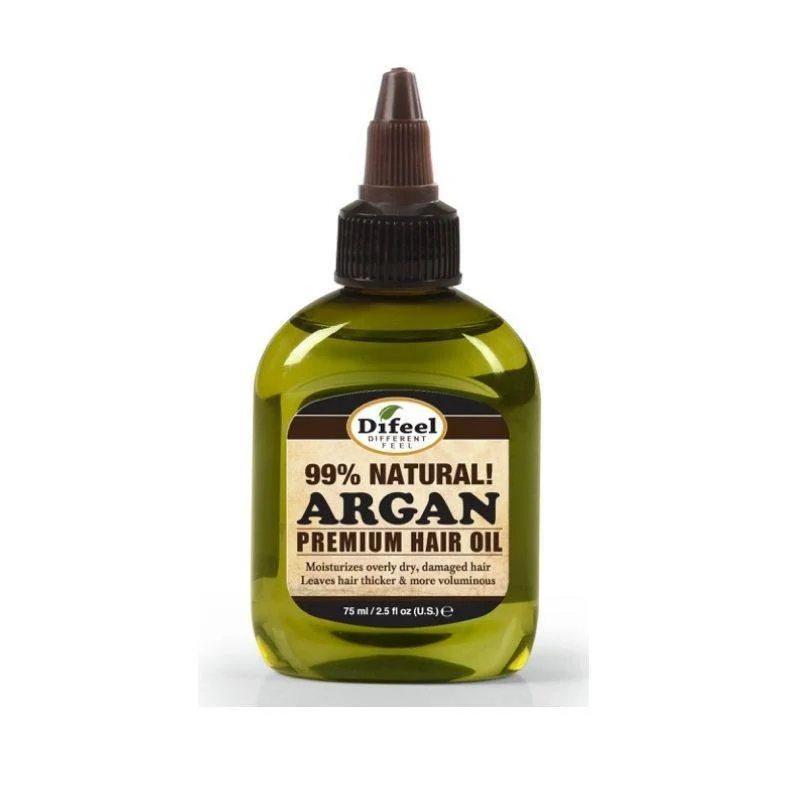 Ulei de par premium Argan, 75 ml, Difeel