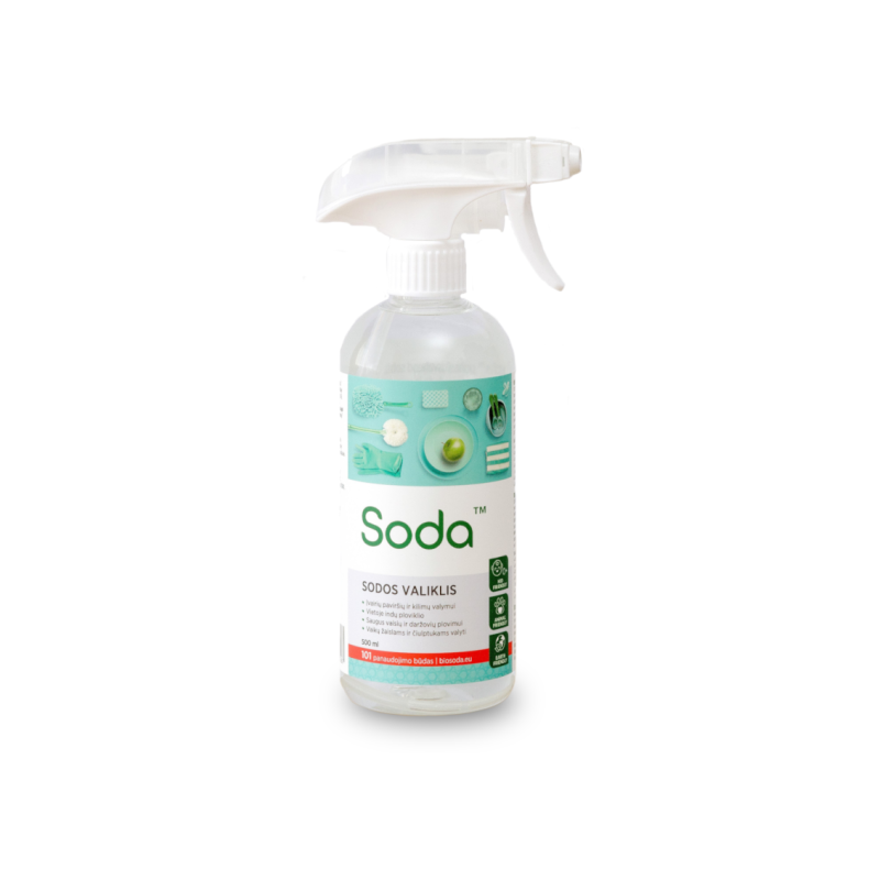 Solutie de curatat ecologica cu bicarbonat de sodiu, 500 ml, Mr. Soda