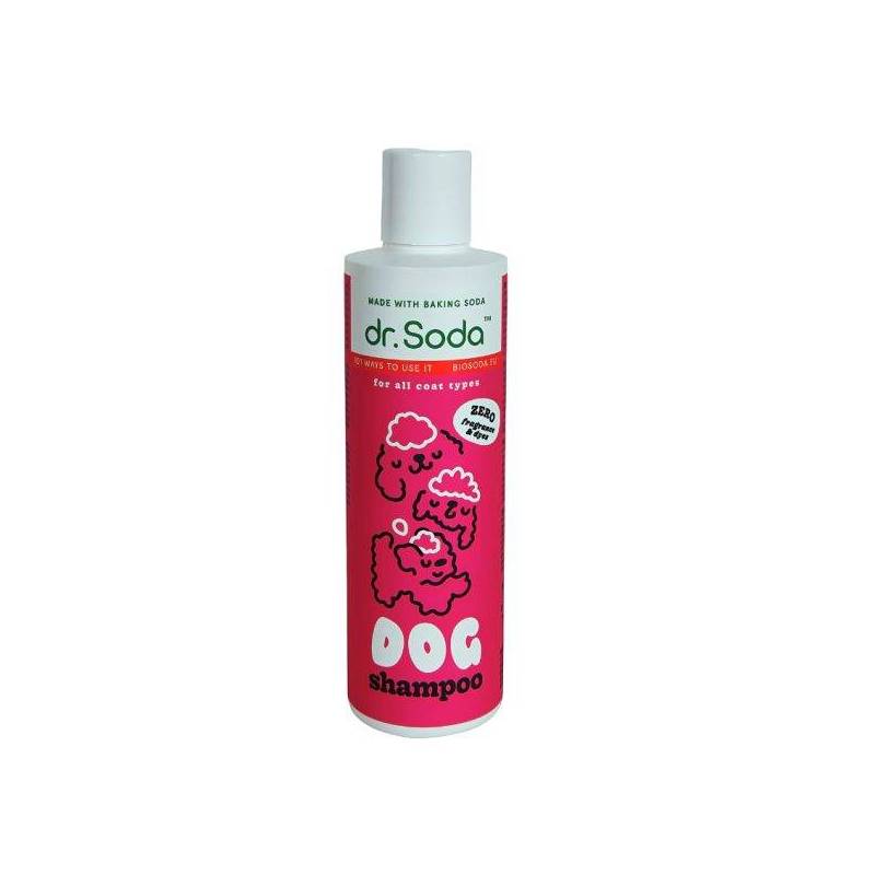 Sampon ecologic pentru caini cu bicarbonat de sodiu, 250 ml, Dr.Soda