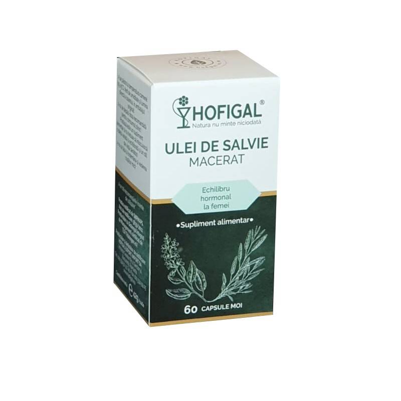 ULEI de Salvie macerat - echilibru hormonal feminin, 60 capsule