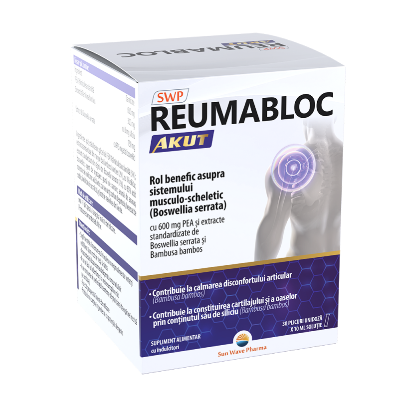 REUMABLOC AKUT SOLUTIE, 30 plicuri x 10 ml, SUNWAVE PHARMA