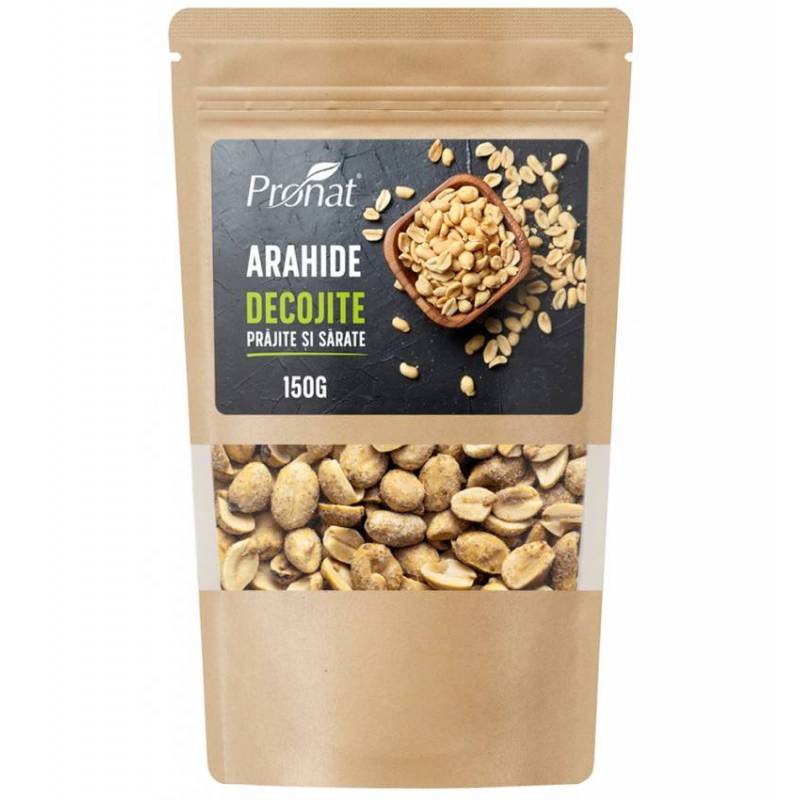 Arahide decojite prajite si sarate, 150 g, Pronat