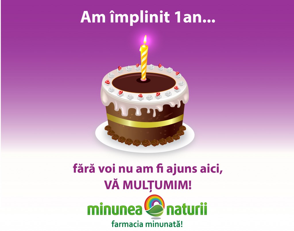 Am implinit 1 an…